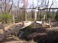 27 ft. wood bridge