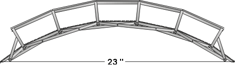 23" model bridge