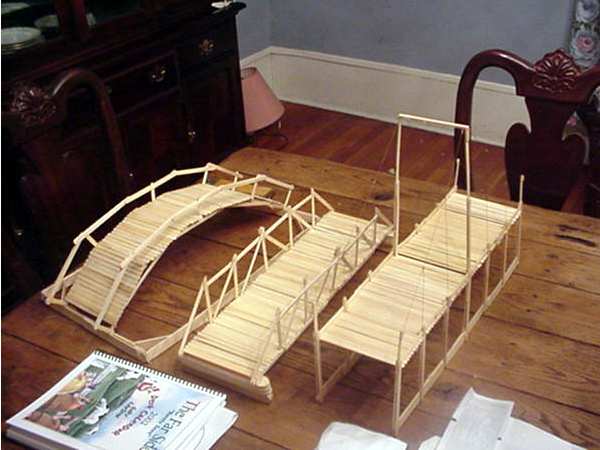 popsicle stick bridge pictures and plans / a versatile and